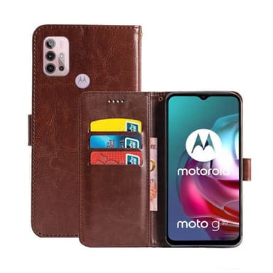 Mobilplånbok 3-kort Motorola Moto G30  - Brun