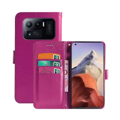 Mobilplånbok 3-kort Xiaomi Mi 11 Ultra  - Rosa