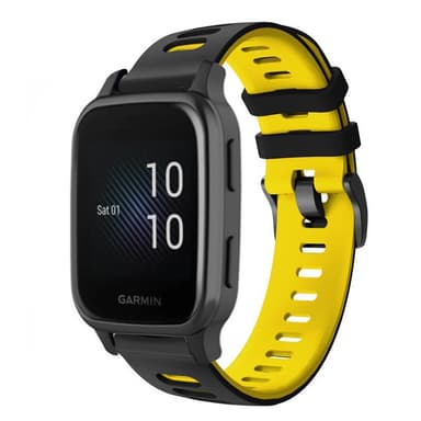 Twin Sport Armband Garmin Venu Sq Music Edition - Svart/gul