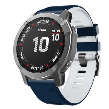 Twin Sport Armband Garmin Fenix 6X Pro - Blå/grå