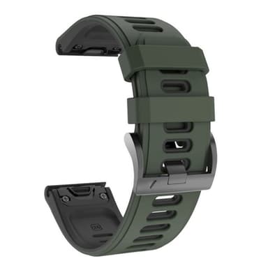 Twin Sport Armband Garmin Fenix 6X Pro - Grön/svart