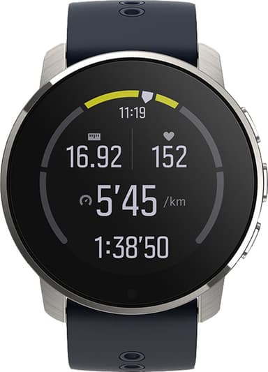 Suunto 9 Peak multisport träningsklocka 43mm (granitblå titan)