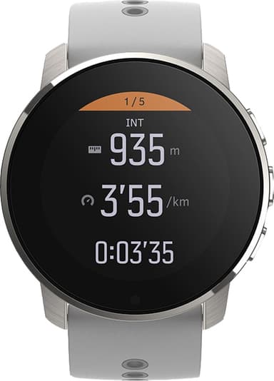 Suunto 9 Peak multisport träningsklocka 43mm (björkvit titan)