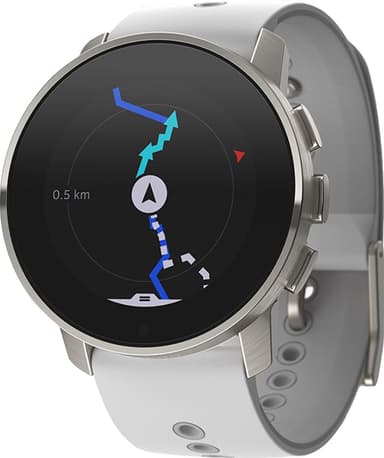 Suunto 9 Peak multisport träningsklocka 43mm (björkvit titan)