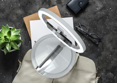 Digip Invisilight-stativ och LED-ringlampa