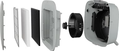 Electrolux Well A7 luftrenare WA71304GY (grå)