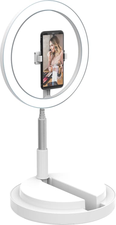 Digip Invisilight-stativ och LED-ringlampa