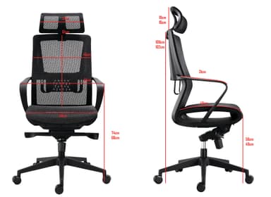 Zen Office 850 ergonomisk kontorsstol