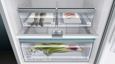 Siemens Fridge/freezer combination KG39NAIDP (Inox-easyclean)