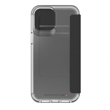 Gear4 iPhone 12 Pro Max Fodral Wembley Flip Klar Svart