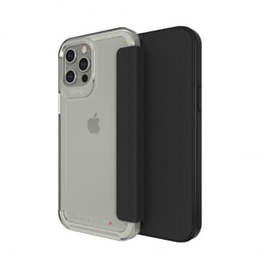 Gear4 iPhone 12 Pro Max Fodral Wembley Flip Klar Svart