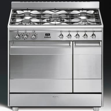 Smeg Serie Concerto Gasspis SCB92MX8 (90cm)