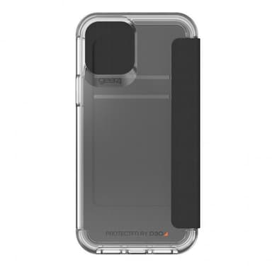 Gear4 iPhone 12/iPhone 12 Pro Fodral Wembley Flip Klar Svart