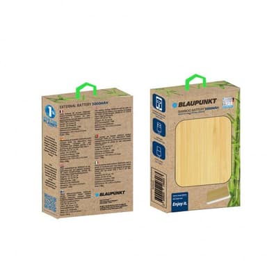 Blaupunkt Bamboo Battery 5000 mAh Powerbank Eco