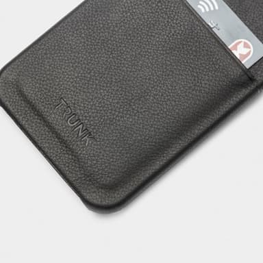 Trunk iPhone 12 Pro Max Skal Leather Backcover Svart