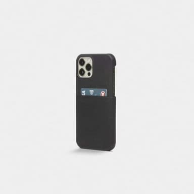 Trunk iPhone 12 Pro Max Skal Leather Backcover Svart