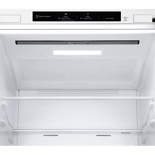 LG kylskåp/frys GBB61SWJMN (vit)