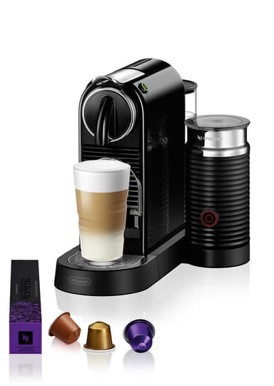 NESPRESSO® CitiZ And Milk kaffemaskin av DeLonghi, Svart