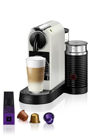 NESPRESSO® CitiZ And Milk kaffemaskin av DeLonghi, Vit​