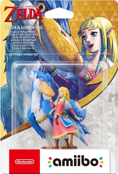 Nintendo Amiibo-karaktär The Legend of Zelda Coll. Zelda och Loftwing