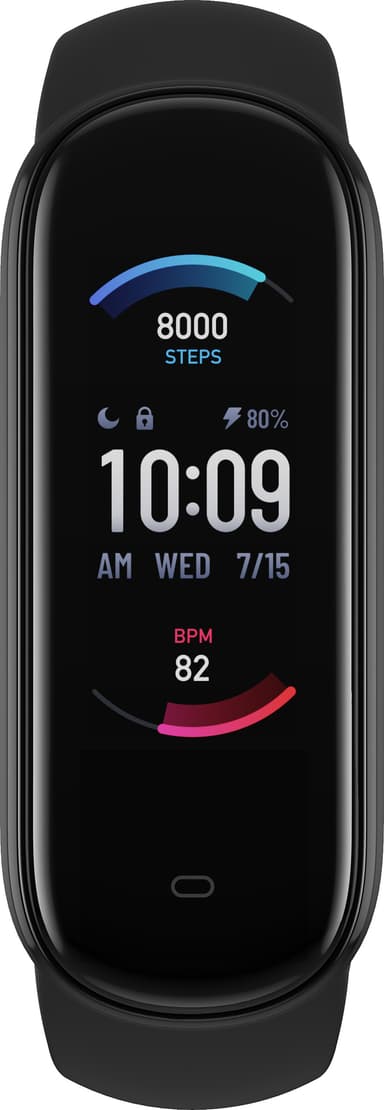 Amazfit Band 5 aktivitetsarmband (midnight black)
