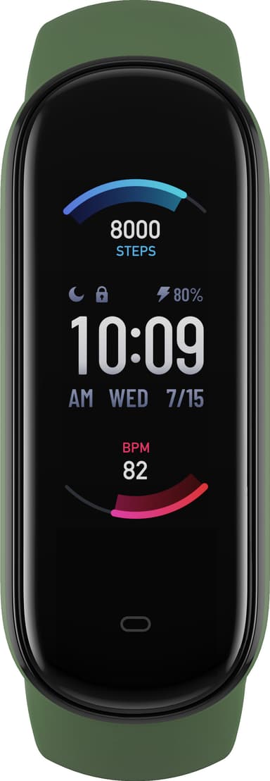 Amazfit Band 5 aktivitetsarmband (olive)