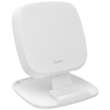 Zens Qi 10W trådlös laddhållare (vit) Zens Qi 10W trådlös laddhållare (vit)