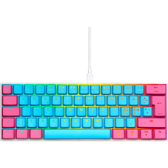 NOS C-450 Mini PRO RGB gaming tangentbord (lollipop)