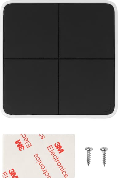 Loox5 MESH 4-knapps kontrollpanel (svart)