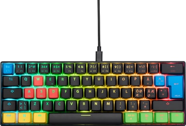 NOS C-450 RGB gaming tangentbord (tetriz)