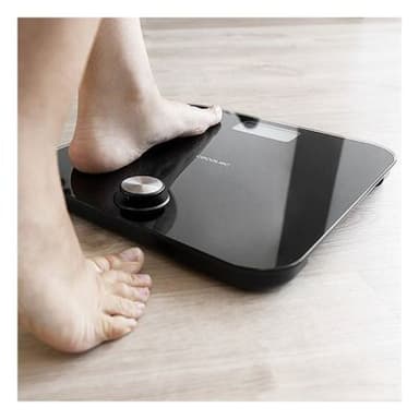 Digital badrumsvåg cecotec ecopower 10000 healthy black lcd 180 kg svart