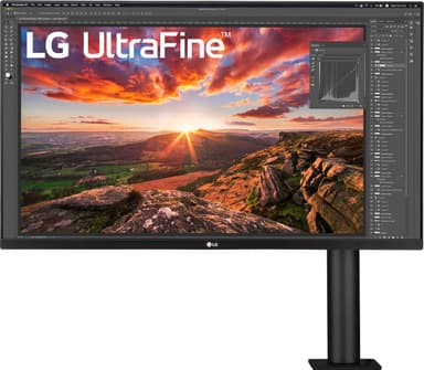 LG UltraFine Ergo 32UN880 31.5" bildskärm (svart)