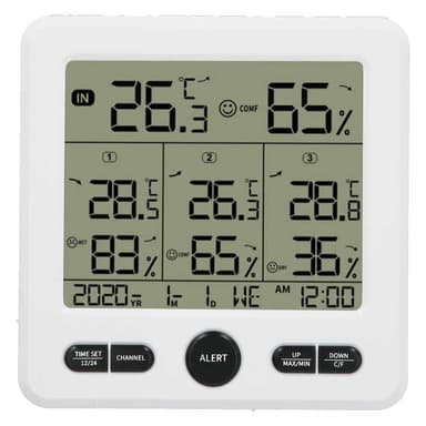 Trådlös termometer och hygrometer inomhus/utomhus