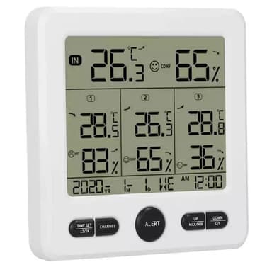 Trådlös termometer och hygrometer inomhus/utomhus