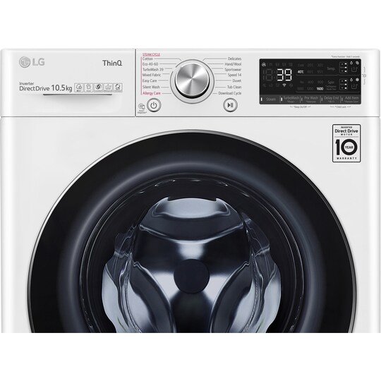 LG tvättmaskin FV96JNS2QA (vit)