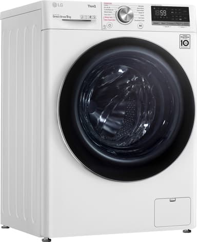 LG tvättmaskin FV74VNS2WA (vit)