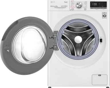 LG tvättmaskin FV74VNS2WA (vit)
