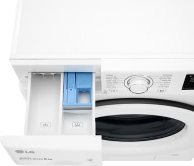LG tvättmaskin F4WP308N0W (vit)