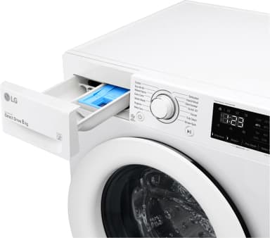 LG tvättmaskin F4WP308N0W (vit)