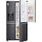 LG kylskåp/frys GSJ961MCCZ (svart)