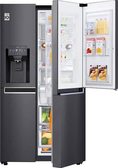 LG kylskåp/frys GSJ961MCCZ (svart)