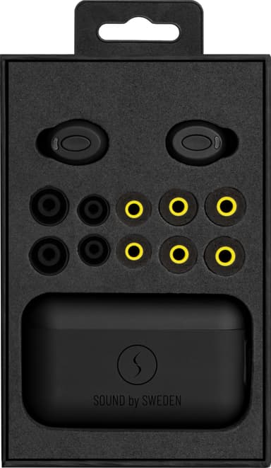 Supra Nero-TX PRO true wireless in-ear hörlurar (svarta)