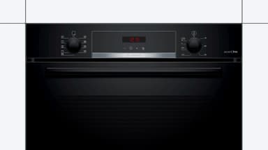 Bosch Serie 4 Inbyggnadsugn HBA473BB0S (Svart)