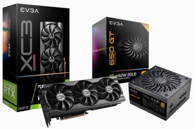 EVGA GeForce RTX 3070 XC3 ULTRA GAMING + EVGA SuperNOVA 650W GT PSU BU