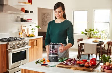 KitchenAid sladdlös minihackare 5KFCB519EDG (charcoal grey)