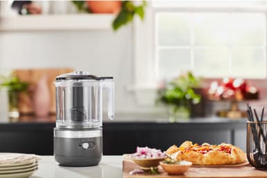 KitchenAid sladdlös minihackare 5KFCB519EDG (charcoal grey)