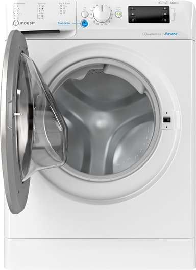 Indesit tvättmaskin/torktumlare BDE861483XWS