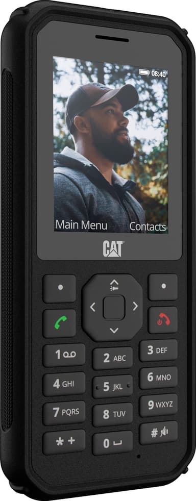 CAT B40 4G mobiltelefon (svart)