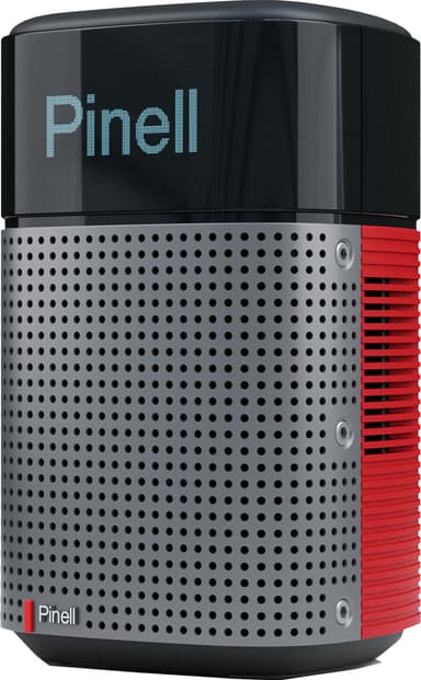 Pinell North bärbar DAB+/FM-radio (sunset red)