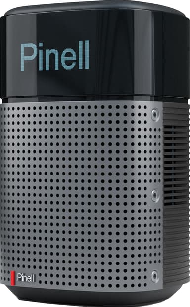 Pinell North bärbar DAB+/FM-radio (night black)